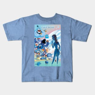 I See Blue - 1 Kids T-Shirt